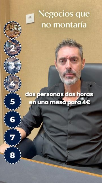 8 negocios que NO montaría si quisiera ganar dinero 💸 
¿Quieres saber cuáles SÍ montaría? Sígueme y lo sabrás. 🚀