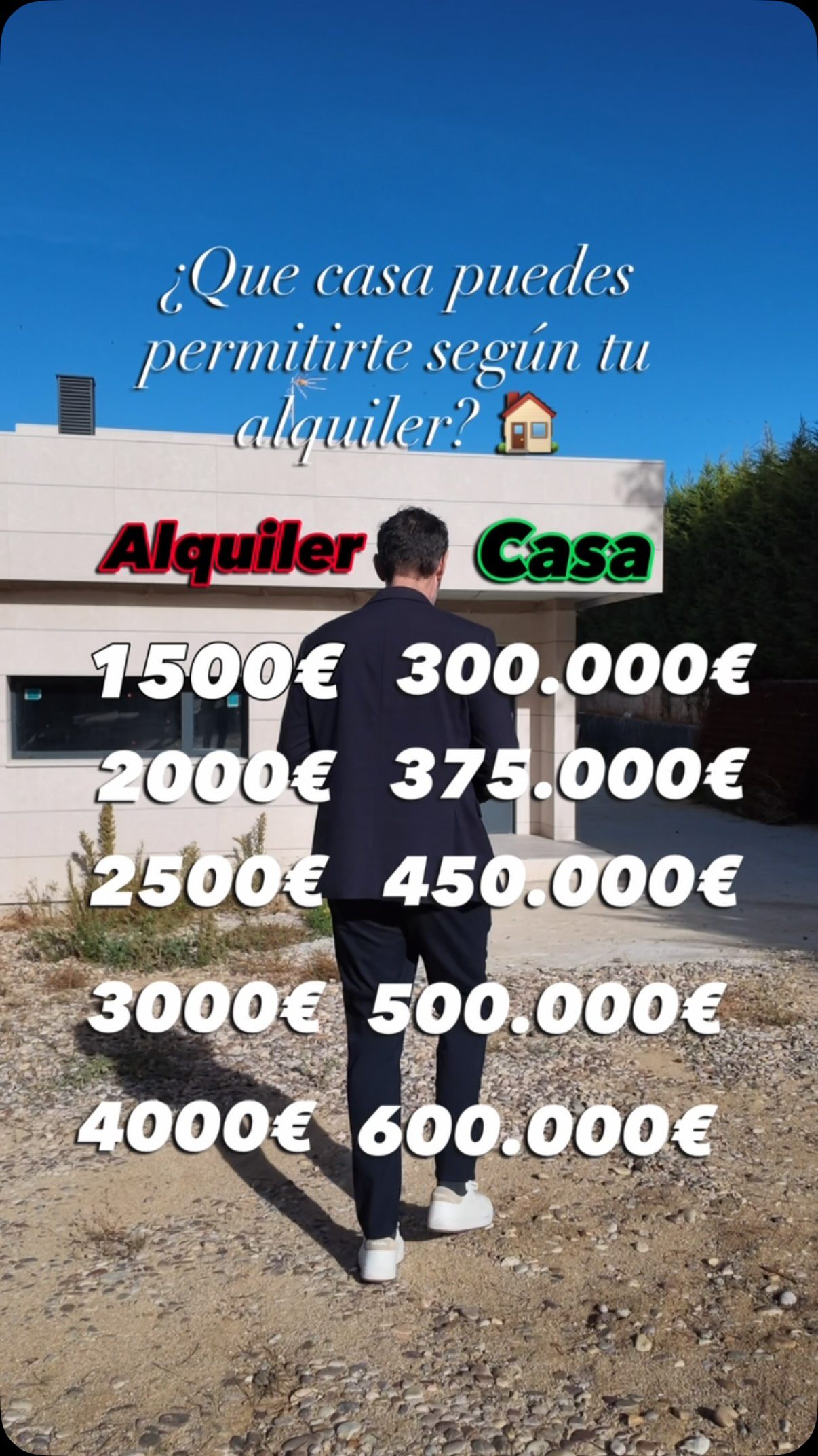 🏡 ¿Y si con lo que pagas de alquiler pudieras estar pagando tu propia casa?
Muchas personas creen que comprar una vivienda está mucho más lejos de lo que realmente está. Todo depende de tus ingresos, tu financiación y las opciones disponibles.
📲 Sígueme para descubrir más consejos sobre el mundo inmobiliario.