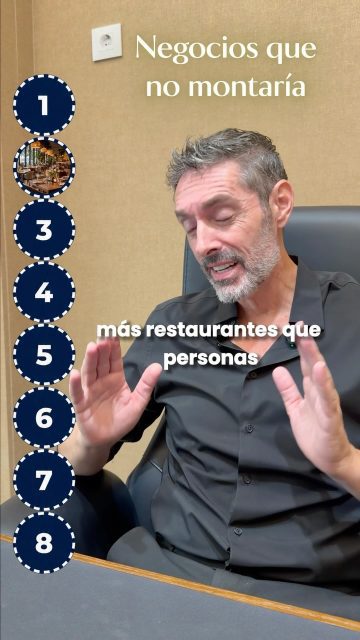 8 negocios que NO montaría si quisiera ganar dinero 💸 
¿Quieres saber cuáles SÍ montaría? Sígueme y lo sabrás. 🚀